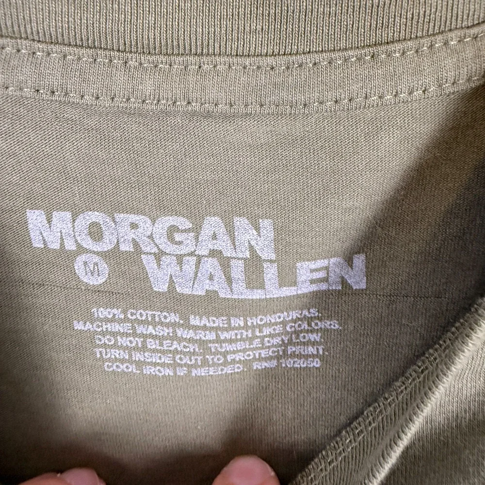 Official Morgan Wallen Mens T‎ Shirt Medium Country Music